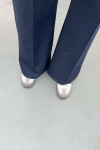 Scuba Pants Navy Blue with Stripes