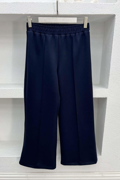 Scuba Pants Navy Blue with Stripes