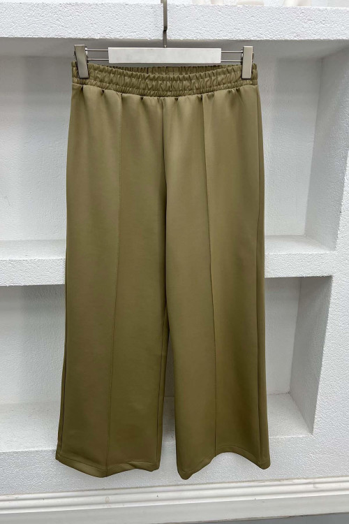 Scuba Pants with Ribbon Soft Green