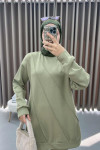 Striped Tunic Set Soft Green