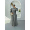 Striped Bymen Dress Gray