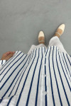 Striped Pocket Shirt White