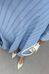 Striped Skirt Blue