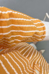 Striped Seersucker Shirt Orange