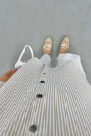 Striped Shirt Beige