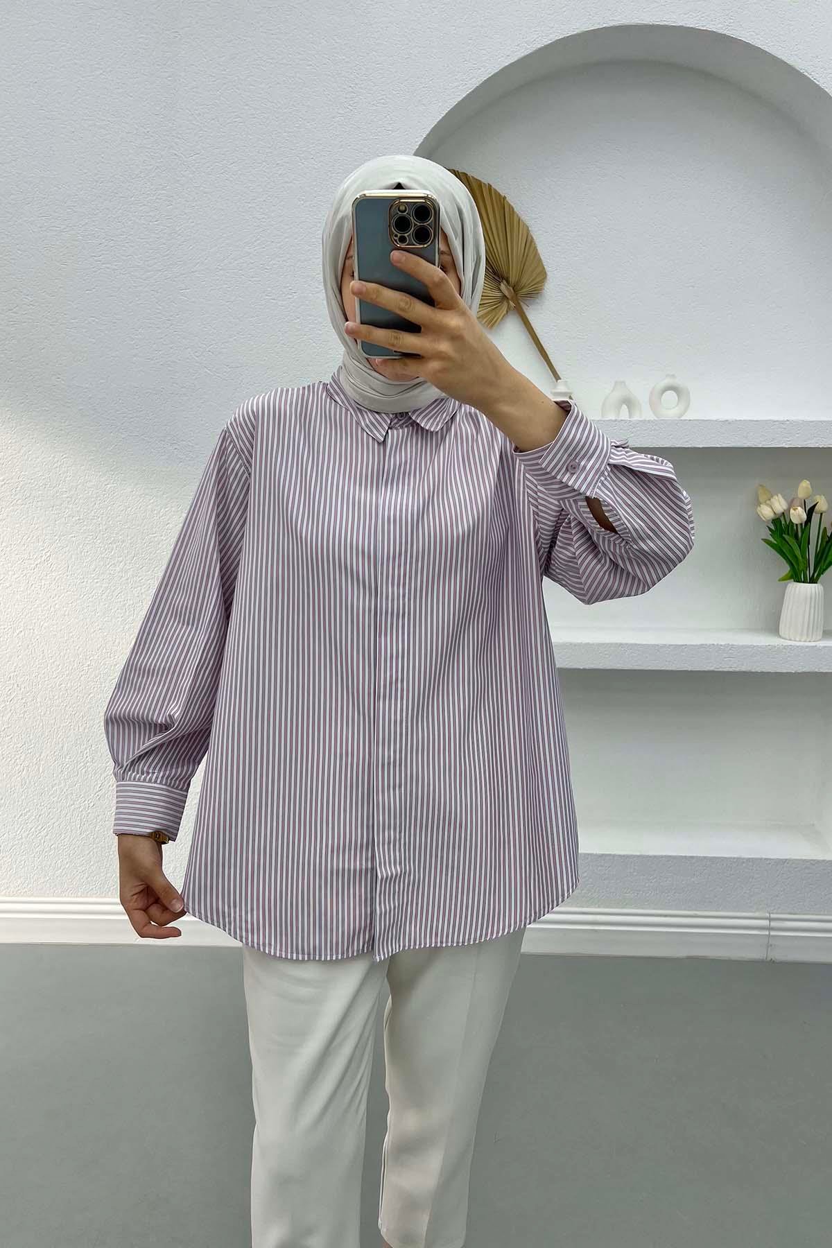 Striped Shirt Pink