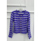 Striped Cardigan Purple