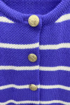 Striped Cardigan Purple