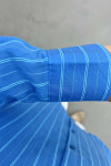 Striped MIU Shirt Saxe Blue