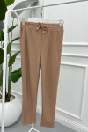 Striped Trousers Milky Coffee