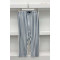 Striped Pajama Bottoms Gray