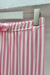 Striped Pajama Bottoms Pink