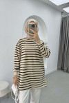 Striped Sweatshirt Black