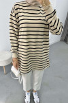 Striped Sweatshirt Black