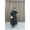 Leather - Parachute Trench Coat Black