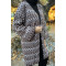 Patterned Knitwear Cardigan Brown