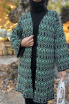 Patterned Knitwear Cardigan Green