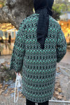 Patterned Knitwear Cardigan Green