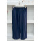 Navy Blue Trousers with Stitching Details