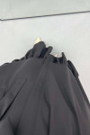 Black Abaya with Flounce Skirt