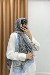 Etro Patterned Shawl Light Blue