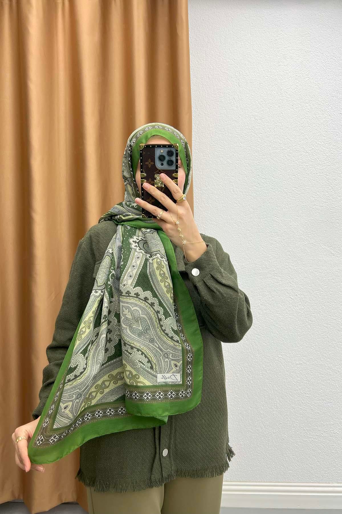 Etro Patterned Shawl Khaki