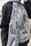 Etro Patterned Shawl Indigo