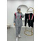 Zippered Tracksuit Gray