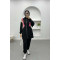 Zippered Tracksuit Black