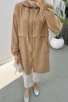 Zippered Jacket Camel