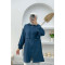 Zippered Coat Indigo