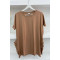 Ruffle T-Shirt Brown