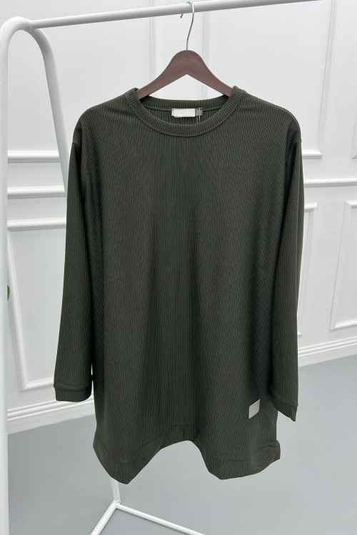 Corduroy Tunic Khaki