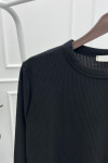 Corduroy Tunic Black