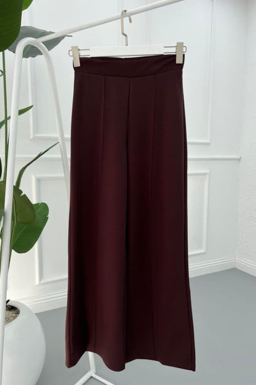 Wide Leg Oysh Trousers Bitter Brown