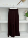 Wide Leg Oysho Trousers Tan