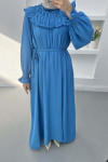 Gipel Linen Dress Blue