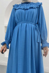 Gipel Linen Dress Blue