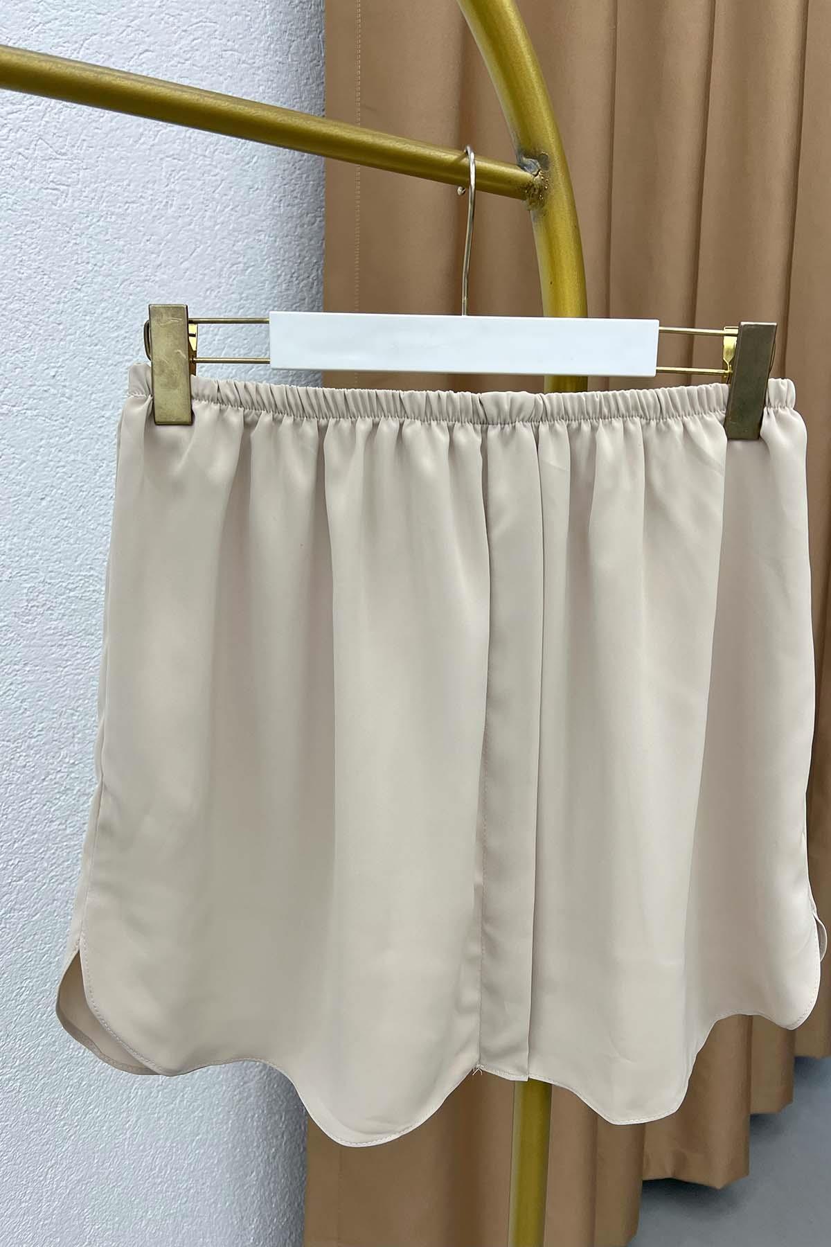 Shirt Skirt Underwear Beige