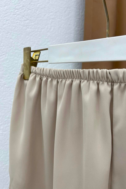 Shirt Skirt Underwear Beige