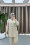 Shirt Set Beige