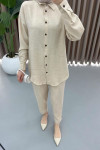 Shirt Set Beige