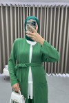 Cardigan and Wrap Suit Green