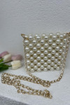 Pearl Shoulder Bag Cream