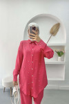 Pearly Tunic Set Fuchsia