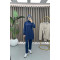 Embroidered Sweat Suit Navy Blue