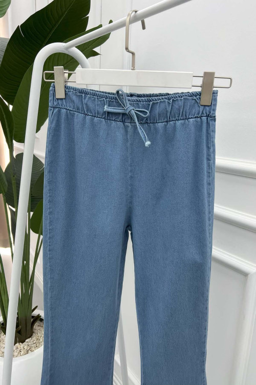 Bell-bottom Jeans Blue