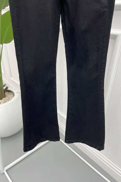 Bell-bottom Jeans Black