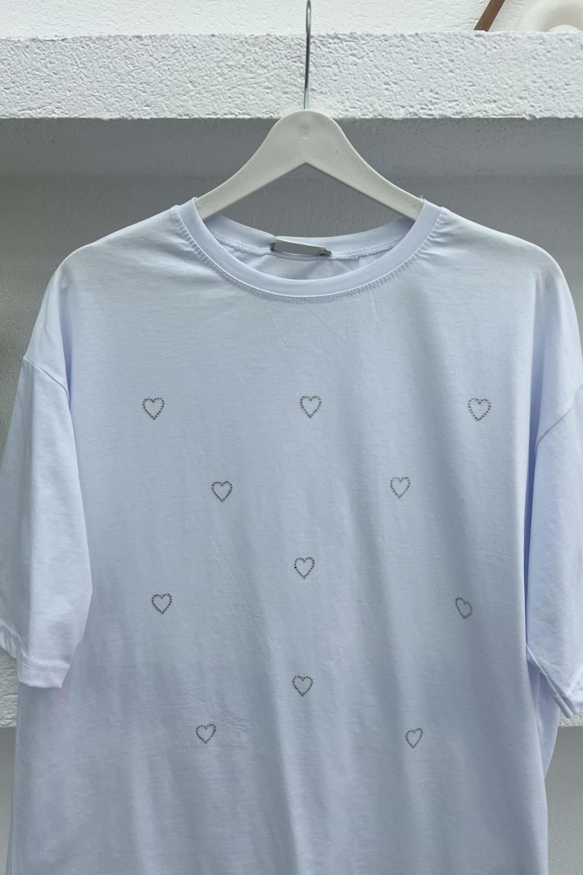 Heart Stone T-Shirt White