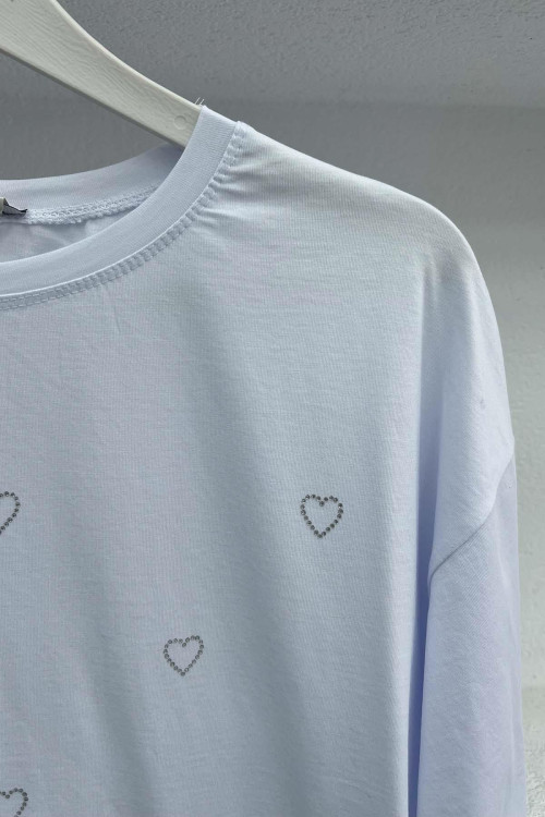 Heart Stone T-Shirt White